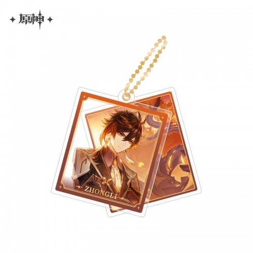 Peripherals|Genshin Impact|Liyue-Zhongli|Pendant Ornaments|Acrylic Pendants|Genshin Impact Theme Series Character Acrylic Pendants-Zhongli Style