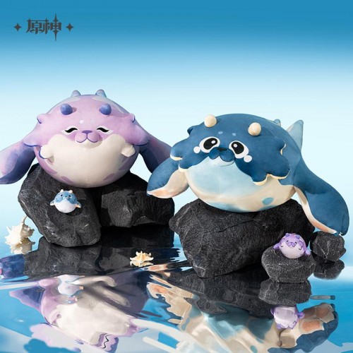 Peripherals|Genshin Impact|Blubber beast|Daily Necessities|Dolls|Original Sea Theme Series Blubber beast Plush Pillow-Purple Style