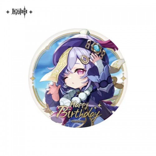 Merchandise | Genshin Impact | Liyue-Qiqi| Ornaments and Decorations | Metal Badge | Moment of Syzygy Series -Qiqi (2023 Version)