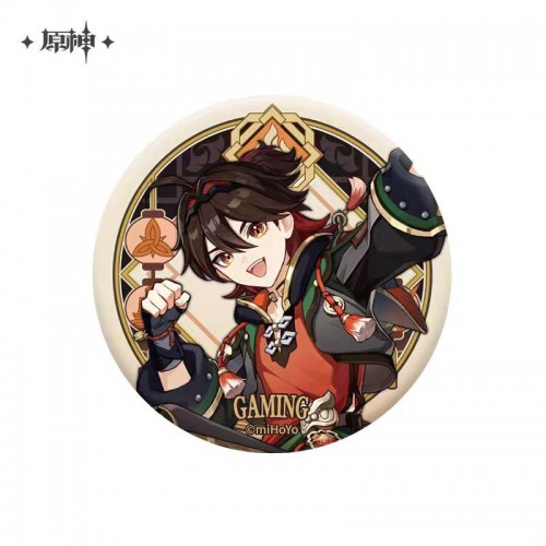 Peripherals|Genshin Impact|Gaming|Pendant Ornaments|Metal Badges|Liyue  Theme Series Character Tinplate badges-Gaming Model