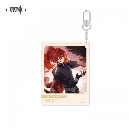 Merchandise | Genshin Impact | Diluc | Ornaments and Decorations | Acrylic Keychain | Moment of Syzygy Series - Character Acrylic Keychain · Diluc (2023 Version)