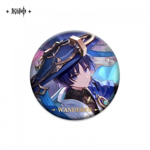 Peripherals|Genshin Impact|Sumeru-Wanderer|Pendant Ornaments|Metal Badges|Genshin Impact Theme Series Character Tinplate badges-Wanderer Style