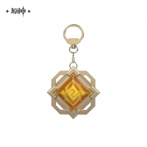 Peripheral|Genshin Impact|Others|Pendant Ornaments|Metal Pendants|2023 Carnival Gathering Series Eye of God Pendant Liyue Rock Element Style