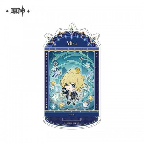 Peripheral | Genshin Impact |Mika | Pendant Ornaments |Acrylic Pendant | Starlight Letters Series Character Badge - Mika Version