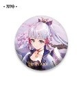 Peripherals|Genshin Impact|Kamisato Ayaka|Pendant Ornaments|Metal Badges|Genshin Impact Theme Series Character Tinplate badges-Kamisato Ayaka Model