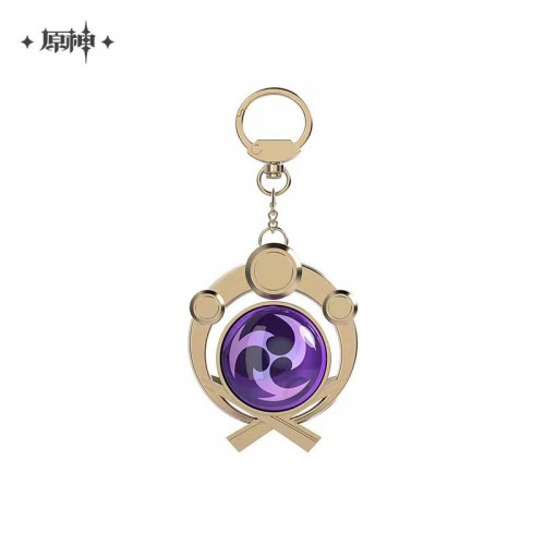 Peripheral|Genshin Impact|Others|Pendant Ornaments|Metal Pendants|2023 Carnival Gathering Series Eye of God Pendant Inazuma Thunder Element Style